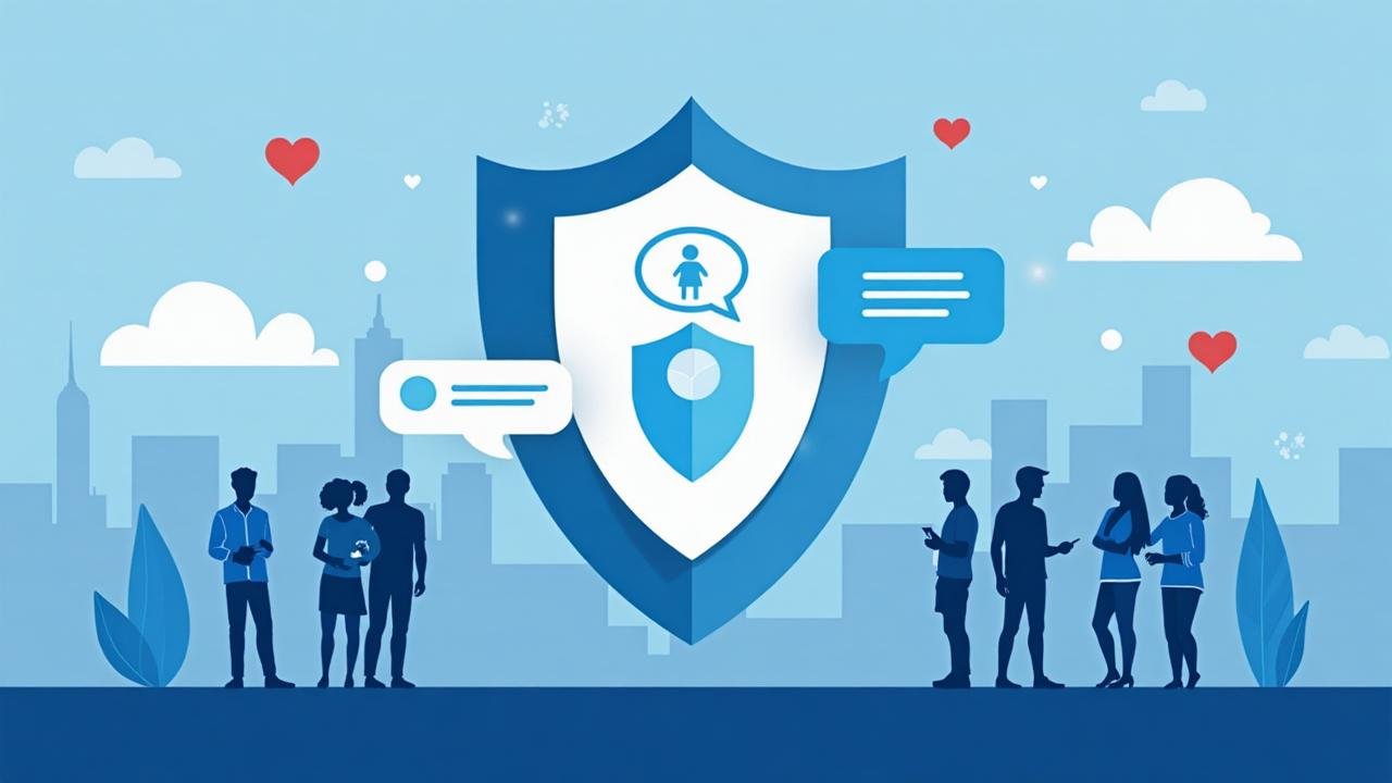 Student safety and anonymous reporting illustration